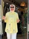 333 ÇİÇEKLİ GÖMLEK SARI