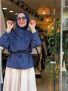3371 ÇİZGİLİ GÖMLEK LACİVERT