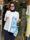 3380 ASİMETRİK GÖMLEK BEYAZ