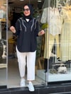 3396 SİYAH TAŞLI GÖMLEK