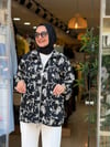 3432 NAKIŞLI SİYAH CEKET