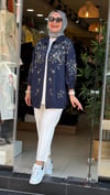3587 CEKET LACİVERT
