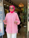 3610 ÇİZGİLİ GÖMLEK PEMBE