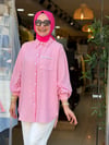 3610 ÇİZGİLİ GÖMLEK PEMBE