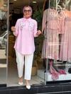 3645 PEMBE TAŞLI GÖMLEK