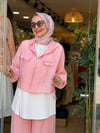 3677 TAKIM 3 LÜ PEMBE