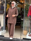 3726 ŞERİTLİ TAKIM KAHVE