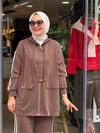 3726 ŞERİTLİ TAKIM KAHVE