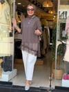 37427 DANTELLİ TUNİK KAHVE