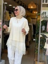 37427 DANTELLİ TUNİK SARI