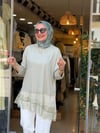 37427 DANTELLİ TUNİK YEŞİL