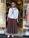 37475 ŞALLI ETEKLİ TAKIM KAHVE