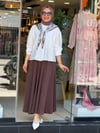 37475 ŞALLI ETEKLİ TAKIM KAHVE