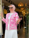 4007 TAŞLI CEKET PEMBE