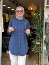 4682 TENSEL GÖMLEK LACİVERT