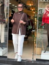 4785 ÇAPRAZ TUNİK KAHVE