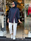 4785 ÇAPRAZ TUNİK LACİVERT