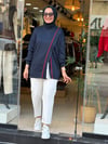 4785 ÇAPRAZ TUNİK LACİVERT