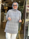 5045 TRİKO KAZAK GRİ