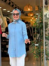 5678 TENSEL GÖMLEK DÜZ KOT RENGİ