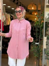 5678 TENSEL GÖMLEK DÜZ PEMBE