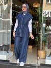 6109  YELEKLİ KOT TAKIM