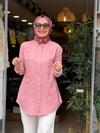 7343 TENSEL GÖMLEK PEMBE
