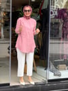 7343 TENSEL GÖMLEK PEMBE