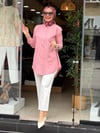 7343 TENSEL GÖMLEK PEMBE