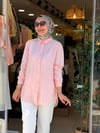 7418 TENSEL GÖMLEK PAPATYA AÇIK PEMBE