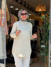 7418 TENSEL GÖMLEK PAPATYA KREM