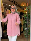 7418 TENSEL GÖMLEK PAPATYA PEMBE