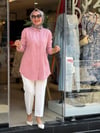 7418 TENSEL GÖMLEK PAPATYA PEMBE