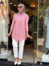 7418 TENSEL GÖMLEK PAPATYA PEMBE