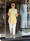 7418 TENSEL GÖMLEK PAPATYA SARI