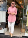 7418 TENSEL GÖMLEK PEMBE