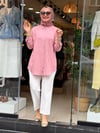 7418 TENSEL GÖMLEK PEMBE