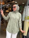 7418 TENSEL GÖMLEK YEŞİL