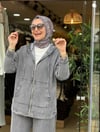 7433 KOT TAKIM GRİ