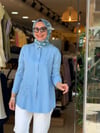 7464 TENSEL GÖMLEK MAVİ