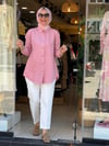 7464 TENSEL GÖMLEK PEMBE