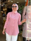 7464 TENSEL GÖMLEK PEMBE