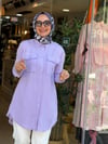 7508 TENSEL GÖMLEK LİLA