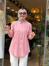 7533 TENSEL GÖMLEK PEMBE