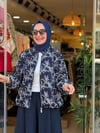 8956 KISA CEKET LACİVERT