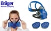 DRAGER X-PLORE 3300 ÇİFT FİLTRELİ YARIM YÜZ MASKESİ (FİLTRELER DAHİL)