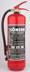 SÖNSAN KURU KİMYEVİ TOZLU YANGIN SÖNDÜRME CİHAZI 6 Kg.