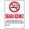 SÖNSAN UYARI LEVHALARI ''SİGARA İÇİLMEZ'' PVC 25*35
