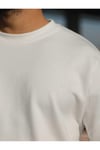 Bisiklet Yaka Oversize Şardonlu Basic Erkek Sweatshirt %95 PAMUK 9901
