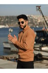 Polo Yaka Oversize Sweatshirt Yarım Fermuar Sweatshirt Oversıze-9921